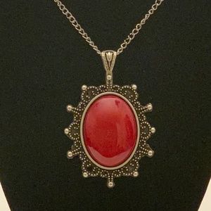 Silver Plated Queen Necklace